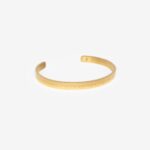 18k gold plated stainless steel and he found you lost and guided you cuff womens islamic bracelet by Salaam Gallery, elegant and affordable jewelry