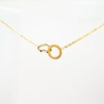 18k gold plated stainless steel timeless love bracelet by Salaam Gallery, elegant and affordable jewelry