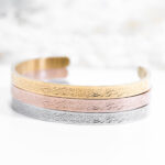18k gold plated stainless steel ayatul kursi cuff womens islamic bracelet by Salaam Gallery, elegant and affordable jewelry