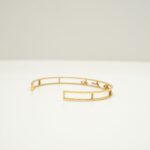 18k gold plated stainless steel  sabr tawakal dua patience,trust in god, dua islamic arabic cuff bracelet by Salaam Gallery, elegant and affordable jewelry
