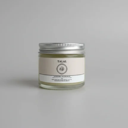 Halal Unscented Tallow Balm | Natural Islamic Face and Body Skincare (1 Pack)