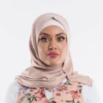 Legacy Hijabs pebble-colored premium jersey hijab in soft, stretchy cotton fabric