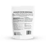 Creatine Monohydrate Micronized Powder 500G - 100 Servings, 5000mg Per Serving (5g) - 17.9 Oz - UNFLAVORED BACK
