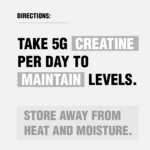 Creatine Monohydrate Micronized Powder 500G - 100 Servings, 5000mg Per Serving (5g) - 17.9 Oz - UNFLAVORED Post