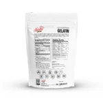 Back side of Grass-Fed Gelatin Powder - Unflavored Certified Halal