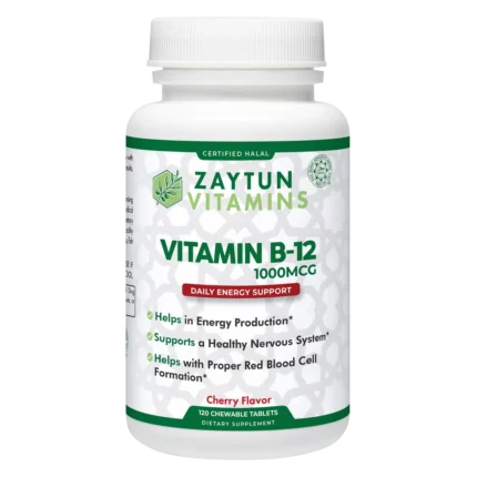Halal Vitamin B-12 (Methylcobalamin) Tablets