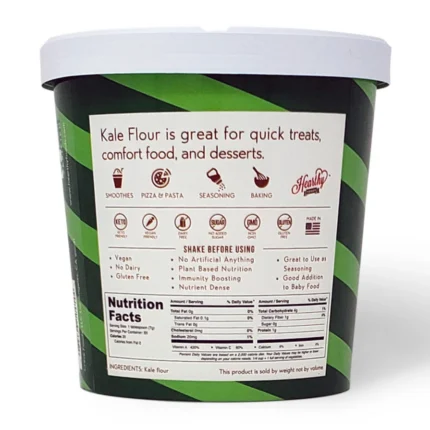 Kale Flour 8 oz Back