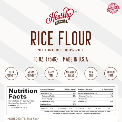 Nutritional Facts of Rice Flour