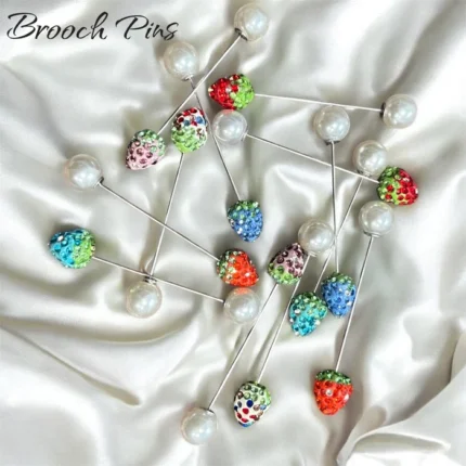 Strawberry Brooch Pins