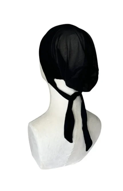 Black mesh full coverage hijab undercap by Legacy Hijabs