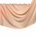 Apricot velvet satin hijab scarf, 71 x 28 inches, by Legacy Hijabs
