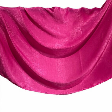 Fuchsia pink velvet satin hijab scarf, 71 x 28 inches, by Legacy Hijabs