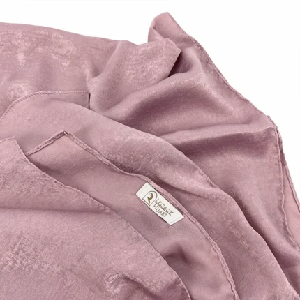 Glam lavender velvet satin hijab by Legacy Hijabs