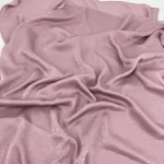 Lavender velvet satin hijab with a soft, light-catching sheen