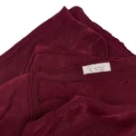 Glam maroon velvet satin hijab by Legacy Hijabs