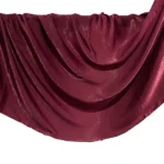 Maroon velvet satin hijab scarf, 71 x 28 inches, by Legacy Hijabs