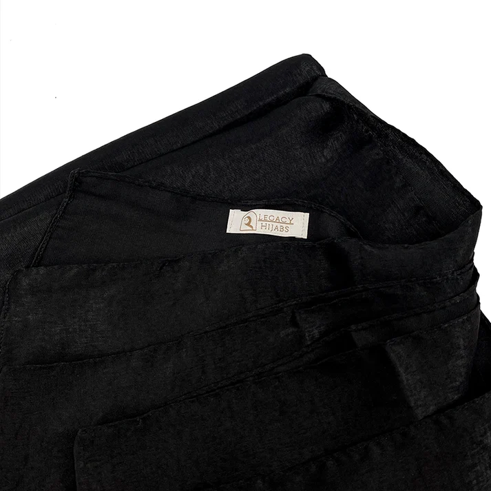 glam-midnight-black-velvet-satin-hijab-1 Glam midnight black velvet satin hijab by Legacy Hijabs
