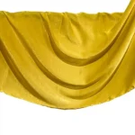 Sunflower yellow velvet satin hijab scarf, 71 x 28 inches, by Legacy Hijabs