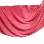 Watermelon red velvet satin hijab scarf, 71 x 28 inches, by Legacy Hijabs
