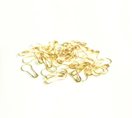 Pack of 30 gold snag-free hijab pins with no coil, about 1 inch, by Hijabunisa by AKH