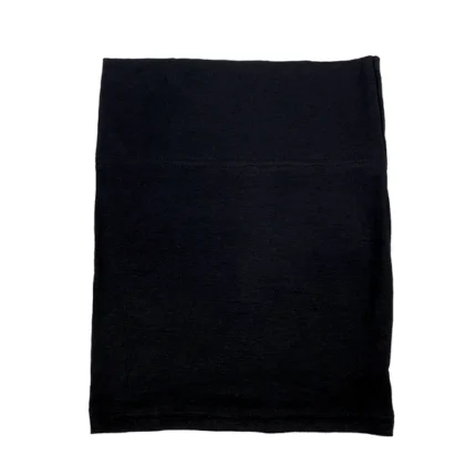 Black jersey wide front undercap by Legacy Hijabs, tube style with no ties