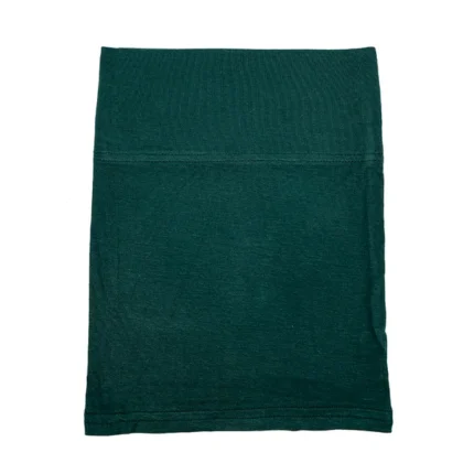 Forest green jersey wide front undercap by Legacy Hijabs, tube style with no ties
