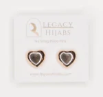 Gold magnet pin by Legacy Hijabs, a small no-snag hijab pin with a strong magnetic hold