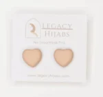 Nude magnet pin by Legacy Hijabs, a small no-snag hijab pin with a strong magnetic hold