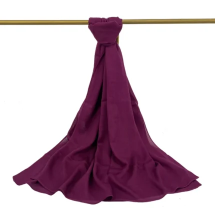 Plum purple premium jersey hijab by Legacy Hijabs
