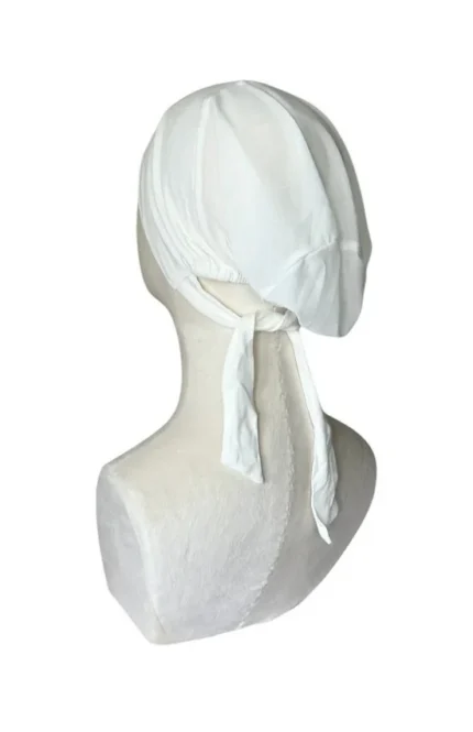White mesh full coverage hijab undercap by Legacy Hijabs